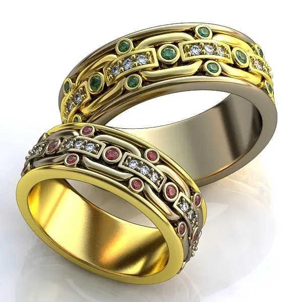 Кольцо "Playful Stone Ring"