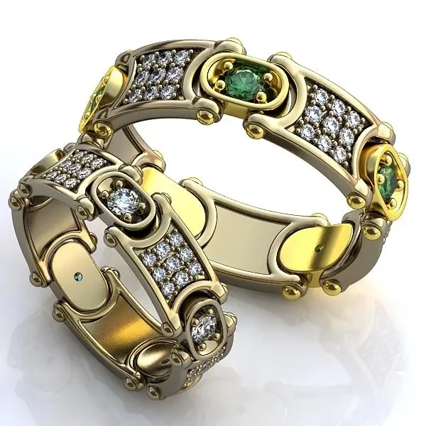 Кольцо "Citrine Force Ornament"