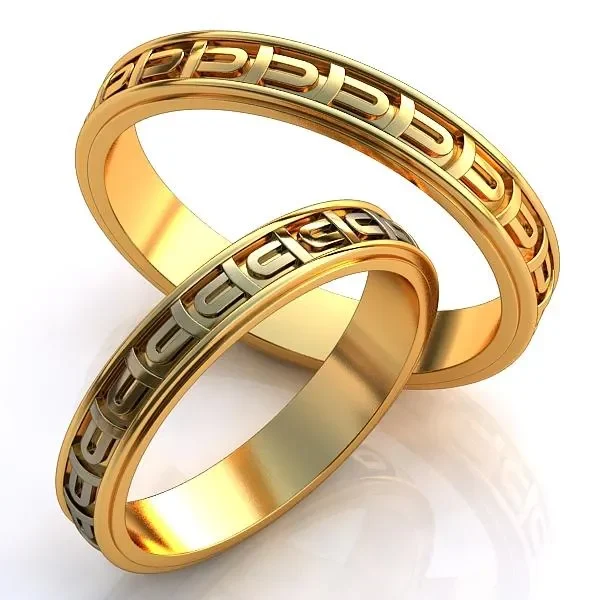 Кольцо "Graceful Scale Ornament"