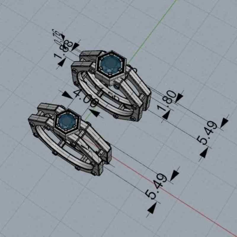Посмотрите на то, как мы разработали 3D модель мужского кольца для нашего заказчика. «Что-то индивидуальное и необычное?