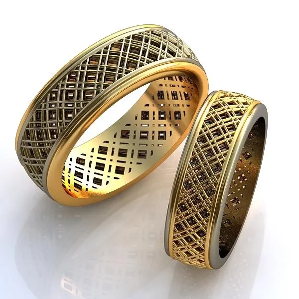 Кольцо "Parallel Glamour Pin"