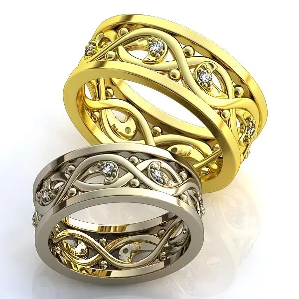 Кольцо "Elated Twist Necklace"